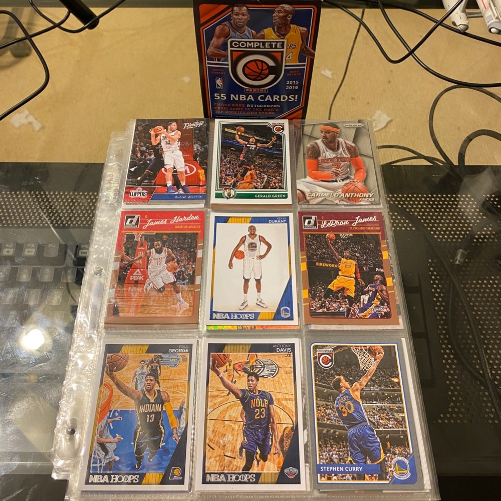 LOT: NBA Basketball trading card’s (used good condition) read description.